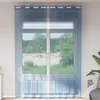 Image de Vidaxl Rideaux En Voile Avec ?illets 2 Pcs Bleu Royal