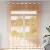 Image de Vidaxl Rideaux En Voile Avec ?illets 2 Pcs Terre Cuite