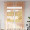 Image de Vidaxl Rideaux En Voile Avec ?illets 2 Pcs Terre Cuite