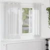 Image de Vidaxl Rideaux En Voile Avec ?illets 2 Pcs Blanc