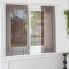 Image de Vidaxl Rideaux En Voile Avec Passants 2 Pcs Marron