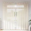 Image de Vidaxl Rideaux En Voile Avec Passants 2 Pcs CrÃ¨me