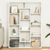 Image de vidaXL Bibliothèque blanc 102x29x143 cm bois d'ingénierie3310298