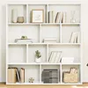 Image de vidaXL Bibliothèque blanc 132x29x141,5 cm bois d'ingénierie3310307