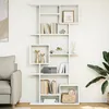 Image de vidaXL BibliothÃ¨que blanc 92x29x188 cm bois d'ingÃ©nierie