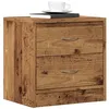 Image de vidaXL Table de chevet vieux bois 40x30x40 cm bois d'ingénierie855924