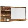 Image de vidaXL Armoire Ã  miroir de salle de bain vieux bois bois d'ingÃ©nierie