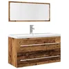 Image de vidaXL Ensemble de meubles salle de bain 2 pcs bois d'ingÃ©nierie