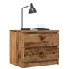 Image de vidaXL Tables de chevet 2 pcs vieux bois 50x40x43.5 cm bois ingénierie856519