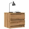 Image de vidaXL Tables chevet 2pcs chêne artisanal 50x40x43.5cm bois ingénierie856521