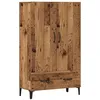 Image de vidaXL Buffet haut vieux bois 70x31x115 cm bois d'ingÃ©nierie