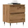 Image de VidaXL 857398 Table de nuit et table de chevet ChÃªne