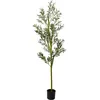 Image de vidaXL Olivier artificiel 800 feuilles 200 cm vert