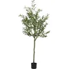 Image de vidaXL Olivier artificiel 700 feuilles 180 cm vert
