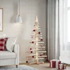 Image de vidaXL Arbre de NoÃ«l en bois pour dÃ©coration 150 cm bois massif de pin