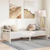 Image de vidaXL Lit de jour avec matelas blanc 90x200 cm bois de pin massif