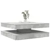 Image de vidaXL Table basse rotative Ã  360 degrÃ©s gris bÃ©ton 90x90x34,5 cm