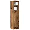 Image de vidaXL Meuble de salle de bain avec porte-rouleau vieux bois