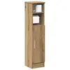 Image de vidaXL Meuble de salle de bain avec porte-rouleau chÃªne artisanal