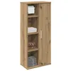 Image de vidaXL Meuble de salle de bain avec porte-rouleau chÃªne artisanal