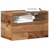 Image de vidaXL Table de chevet murale vieux bois 45x26x28,5 cm858610
