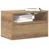 Image de Vidaxl Table De Chevet Murale ChÃªne Artisanal 45x26x28,5 Cm