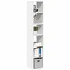 Image de vidaXL Bibliothèques 2 pcs empilable blanc 30x30x80 cm bois ingénierie858804
