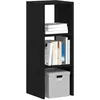 Image de vidaXL Bibliothèque empilable chêne noir 30x30x80 cm bois d'ingénierie858805