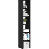 Image de vidaXL BibliothÃ¨ques 2 pcs empilable chÃªne noir bois d'ingÃ©nierie