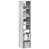 Image de vidaXL Bibliothèques 2 pcs empilable sonoma gris bois d'ingénierie858814