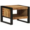Image de vidaXL Table basse 50x50x38 cm bois de manguier massif brut