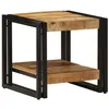 Image de Table Basse Vidaxl 40x50x38 Cm En Bois De Manguier Massif