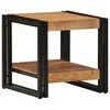 Image de Table Basse Vidaxl 40x50x38 Cm En Bois D'acacia Massif