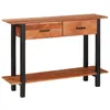 Image de vidaXL Table console Marron 110 x 30 x 75 cm Bois d'acacia massif