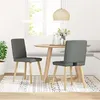 Image de vidaXL Chaises à manger lot de 2 gris foncé tissu4101122