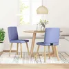 Image de vidaXL Chaises à manger lot de 2 bleu jean tissu4101131