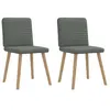Image de vidaXL Chaises à manger lot de 2 gris foncé tissu4101145