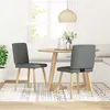 Image de vidaXL Chaises à manger lot de 2 gris foncé tissu4101175