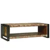Image de vidaXL Table basse Marron 120 x 50 x 38 cm bois de rÃ©cupÃ©ration massif