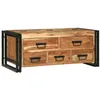 Image de Vidaxl Table Basse 90x50x38 Cm Bois Massif D'acacia