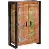 Image de Vidaxl Highboard Avec Portes Marron Bois RecyclÃ© Massif Et MÃ©tal