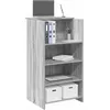 Image de vidaXL Bureau de rÃ©ception sonoma gris 55x50x103,5 cm bois ingÃ©nierie