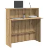 Image de vidaXL Bureau réception chêne artisanal 100x50x103,5cm bois ingénierie859032