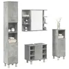 Image de vidaXL Ensemble de meubles de salle de bain 4 pcs gris béton3324850