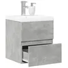 Image de vidaXL Ensemble de meubles de salle de bain 2 pcs gris béton3324907