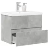 Image de vidaXL Ensemble de meubles de salle de bain 2 pcs gris bÃ©ton