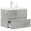 Image de vidaXL Ensemble de meubles de salle de bain 2 pcs gris béton3324914