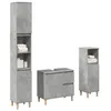 Image de vidaXL Ensemble de meubles de salle de bain 3 pcs gris béton3324945