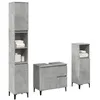 Image de vidaXL Ensemble de meubles de salle de bain 3 pcs gris bÃ©ton