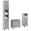 Image de vidaXL Ensemble de meubles de salle de bain 3 pcs gris béton3324948